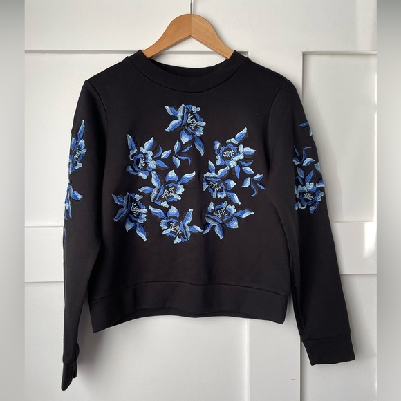 Ermanno Scervino • Womens appliqué sweatshirt • Size L - Picture 1 of 6